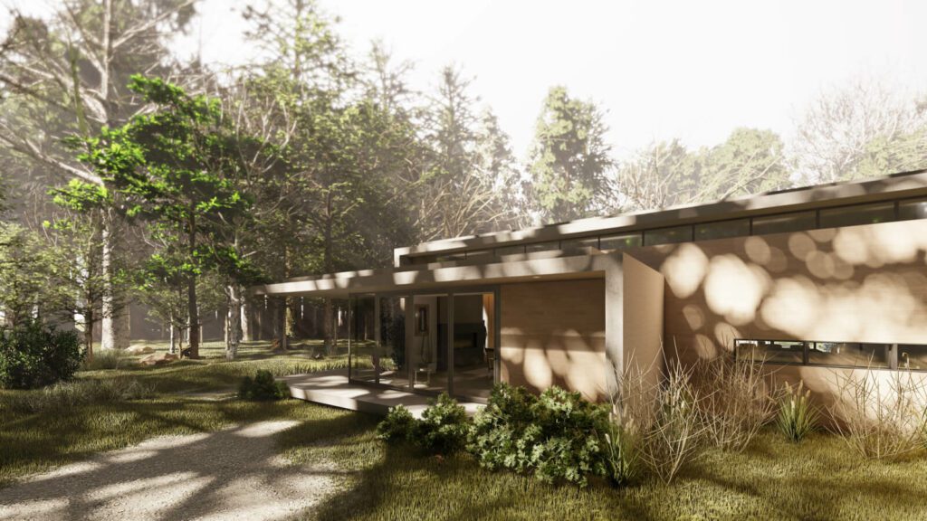 new york usonian modern house alloi architecture