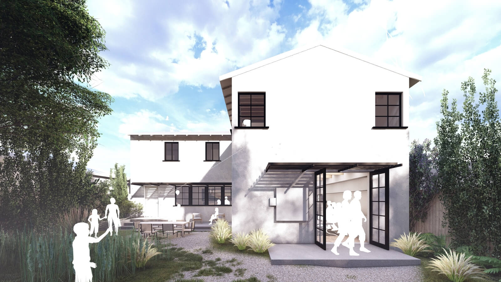 santa monica modern french rendering 1